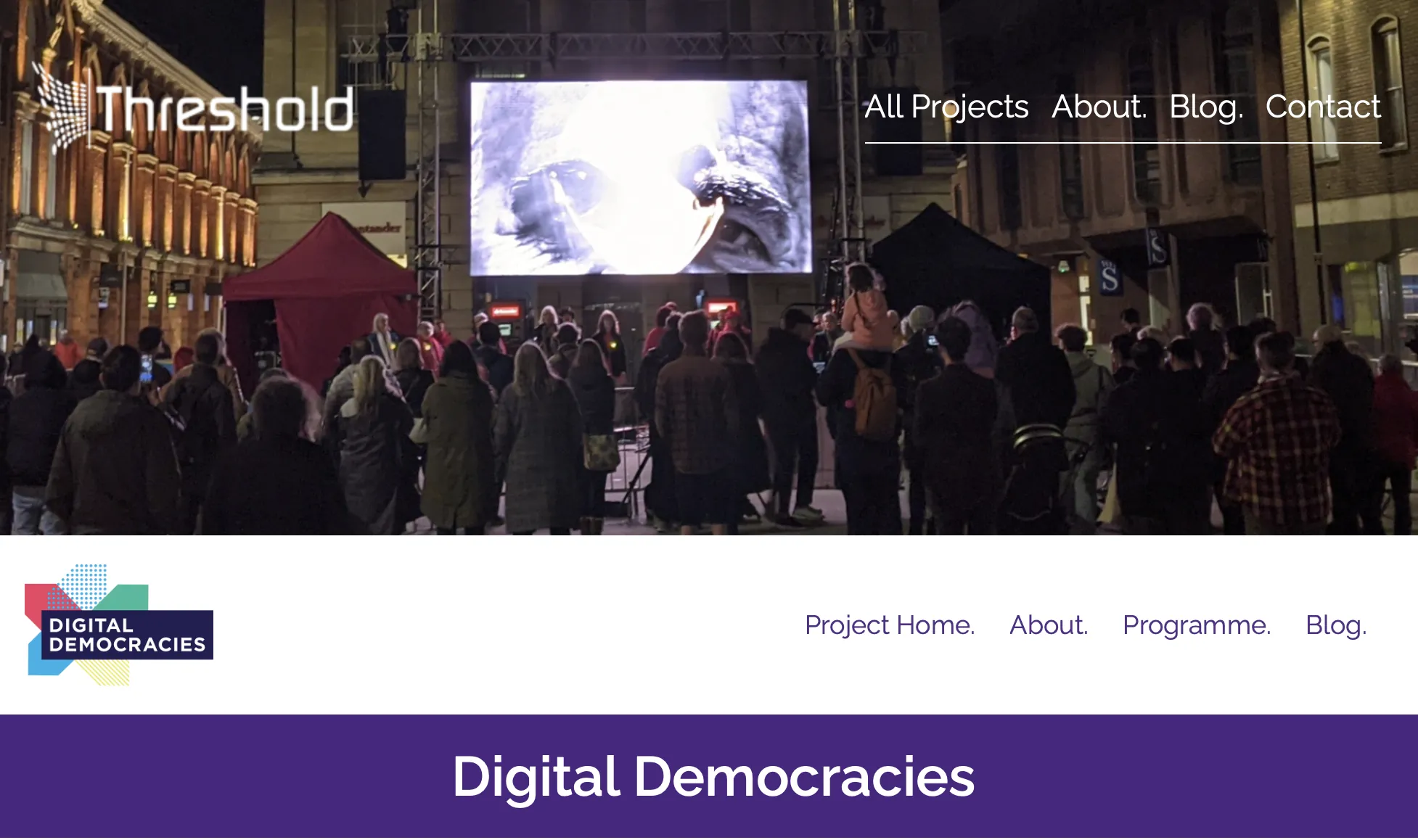 Studio Above&Below — Threshold Studios - Digital Democracies