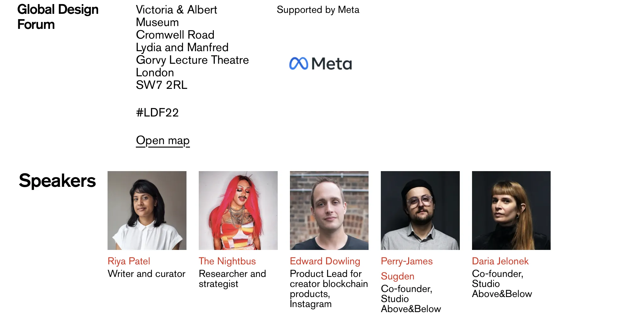 Studio Above&Below — Global Design Forum - Design Responsibly: Designing A Better Future in the Metaverse